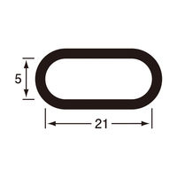 ハイロジック　鉄(ユニクロメッキ)　カットチェーン 線径3.0mm×2m　1本（直送品）