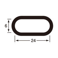ハイロジック　鉄(ユニクロメッキ)　カットチェーン 線径4.0mm×2m　1本（直送品）