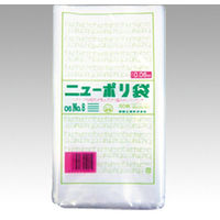 福助工業 ポリ袋　ニューポリ規格袋 0.06 No.8　4000枚(500枚×8) 143959（直送品）