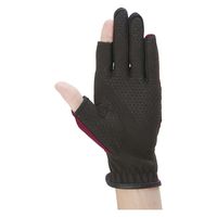 羽立工業 HATACHI(ハタチ) グラウンドゴルフ 手袋 ウルトラストレッチ グローブ 指切タイプ SS ワイン BH8028 1双（直送品）