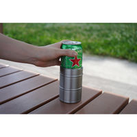 和平フレイズ サスティギア ハンディバンド付缶クーラー　５００ｍｌ缶用（グリーン） RH-1616 1個（直送品）