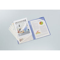 コクヨ クリヤーホルダーブック<モッテ> (固定式)A4縦 青6ポケット フ-LM5710B-6 1冊