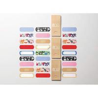 ライオン事務器 マスキングテープ マスキングエイド フレーム花青 MA-15 16406 1個(15枚)