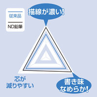 三菱鉛筆 ナノダイヤ鉛筆6595 NDST 青 2B 3P K65952B 1パック