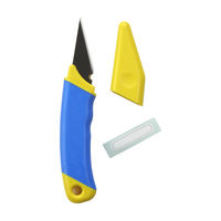 銀鳥産業 GF･切り出しナイフ 安全キャップ付 455-061 1個