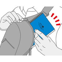 リヒトラブ AQUA DROPs ツイストノート<厚型> B6 21穴 乳白 リーフ70枚 N1667-1 1冊