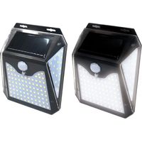 トレードワン モーションセンサー付照明ナイトスターワイドタイプ121灯:ブラック 30683 1個