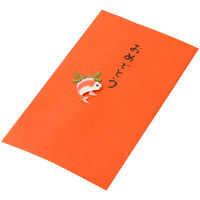 デザインフィル PC ぽち袋176 おめでとう 鯛柄 25176006 1パック(3枚)