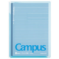 コクヨ キャンパスカバーノート（プリント収容ポケット付き）ブルー ノ-623AN-B 1冊