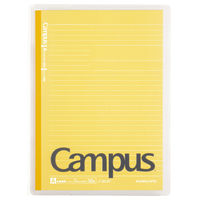 コクヨ キャンパスカバーノート（プリント収容ポケット付き）イエロー ノ-623AN-Y 1冊