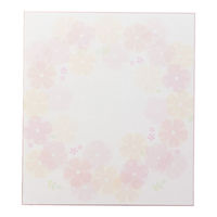 デザインフィル カラー色紙 シール付 半透明 花柄 33212006 1枚