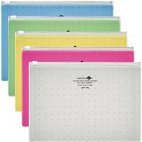 リヒトラブ AQUA DROPs クリヤーケース A5 黄緑 F5302-6 1枚