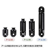 サンワサプライ 7~11インチ対応タブレットアーム(クランプ式・4関節) CR-LATAB14N 1台