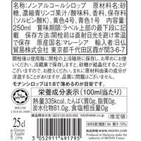 モナン グリーンアップル・シロップ 1本