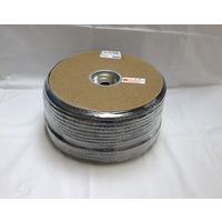 ユタカメイク ポリエステルロープ 3ツ打ち ブラック 9MMX150M RS-51 1巻（直送品）