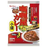 【複食タイプ】ハウス食品 カリー屋カレー 小盛 辛口 150g×3袋入 1セット（6個）レンジ対応 レトルト