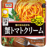 パスタソース 蟹トマトクリーム レンジ対応 1人前・110g 1セット（7袋） ニップン オーマイ