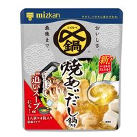 ミツカン 〆まで美味しい 焼あごだし鍋つゆ ミニパック（1人前×４袋入） 3個