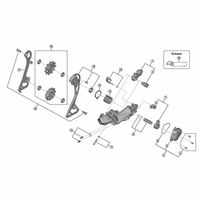 シマノ Y3HR00040 RDーR8050ーGS インナープレート 1セット(3個)（直送品）