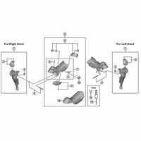 シマノ Y05U98020 STーR3000 ネームプレートネジ 左 1セット(4個)（直送品）