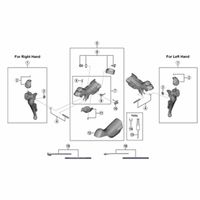 シマノ Y0CM98020 STーR2000 ネームプレートネジ 右 1セット(5個)（直送品）