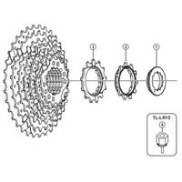 シマノ Y1Y713000 CSーHG200 13T 1セット(5個)（直送品）