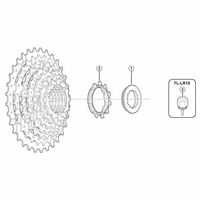 シマノ Y1YH11490 11Tギア (ツバ付ギア) awグループ用 1セット(4個)（直送品）