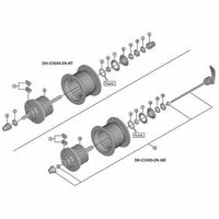 シマノ Y2AT98030 DHーC6000ー3N 玉押シールツキ 1セット(4個)（直送品）