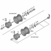 シマノ Y2AU98060 DHーC3000ー3NQ 右玉押シールツキ 1セット(4個)（直送品）
