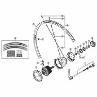 シマノ Y2YW98020 防水カバー付玉押し (M11×12.1mm) 1セット(3個)（直送品）
