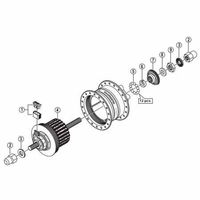 シマノ Y2ZE98050 DHー3N20A 玉押 W/防水 1セット(5個)（直送品）