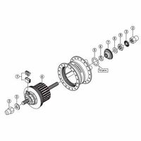 シマノ Y2ZW21010 DHー3N30 ロックナットユニット 4.5M9 1セット(12個)（直送品）