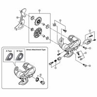 シマノ Y5TW35040 テンションプーリーボルト (M5×13.35mm) 1セット(35個)（直送品）