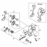 シマノ Y5VP98050 テンション & ガイドプーリーセット 1セット(3個)（直送品）