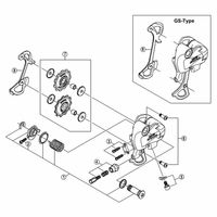 シマノ Y5VP98030 アウターアジャストボルトユニット 1セット(8個)（直送品）