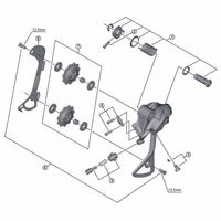 シマノ Y5XG98030 プーリーボルト (2個) 1セット(20個:2個×10セット)（直送品）