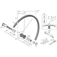 シマノ Y03X98010 WHーM8000 ニップル/ワッシャ 1セット(10個)（直送品）