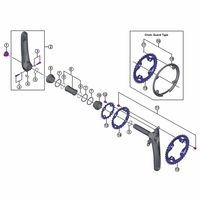 シマノ Y10011000 FCーM610 プレートピン 1セット(20個)（直送品）