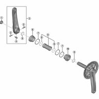 シマノ Y1GS00030 FCCOMMON クランプボルト 1セット(10個)（直送品）