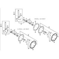 シマノ Y1HD98040 ダブルギア固定ボルト(ブラック/M8×8.5)&ナット各5個 1セット(15組:5組×3セット)（直送品）