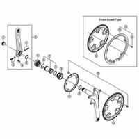 シマノ Y1NB34000 FCー3550 34T 1セット(3個)（直送品）