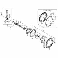 シマノ Y1NC98040 FCー3503 チェーンガード/ボルトS 1セット(3個)（直送品）