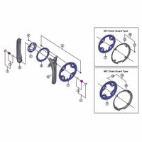 シマノ Y1PN98030 FCーT4010 26T/プロテクター 1セット(3個)（直送品）