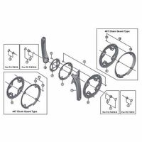 シマノ Y1PN98200 FCーT4060 チェーンガード/ボルト 1セット(3個)（直送品）
