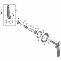 シマノ Y1WD26000 FCM6000 26TーBF 1セット(3個)（直送品）