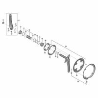 シマノ Y1WE98060 FCーT6010 チェーンガード シルバー/ネジ 1セット(3個)（直送品）