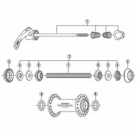 シマノ Y21H98080 防水カバー付玉押し (M9×10.4mm) 1セット(6個)（直送品）