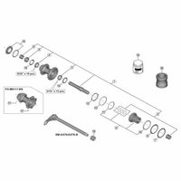 シマノ Y27Y02000 SMーAX75 固定ナット (M12) 1セット(3個)（直送品）