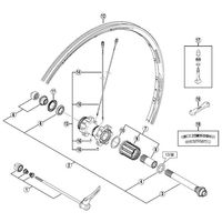 シマノ Y3CZ18000 カセット取付ボルト 1セット(3個)（直送品）