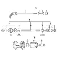 シマノ Y3TD06000 ハブシェルスペーサー 1セット(12個)（直送品）